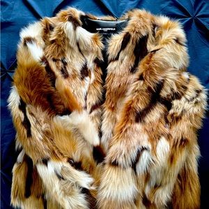 Karl Lagerfeld faux fur jacket